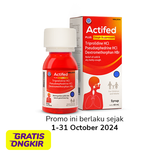 Actifed Plus Sirup 60 ml