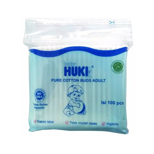 Baby Huki Cotton Buds Adult 100 Pieces – Harga, Efek Samping, Kegunaan dan Aturan Pakai