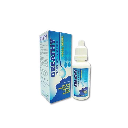 BREATHY NASAL DROPS 30 ML – Harga, Efek Samping, Kegunaan dan Aturan Pakai