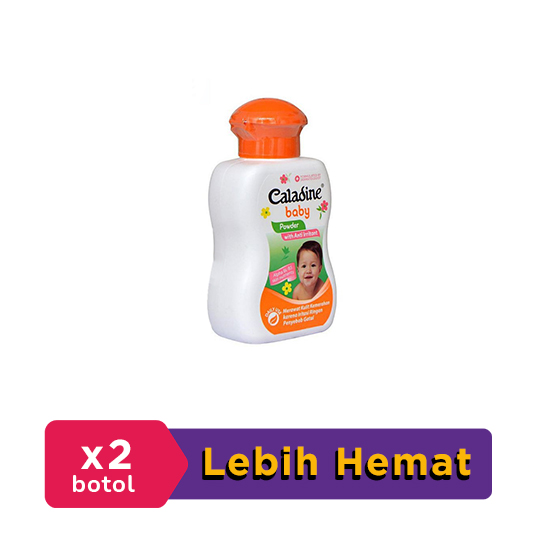 Caladine Baby Anti Iritation Powder 100 g 2 Botol – Hemat Borongan – Kegunaan,