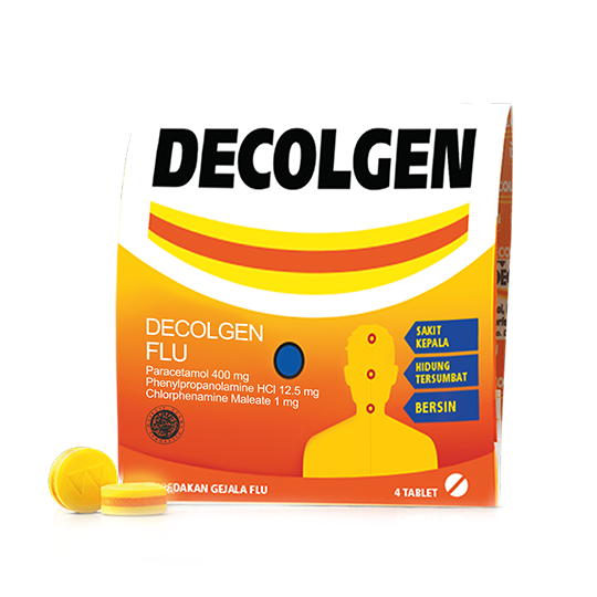 Decolgen 4 Tablet- Harga, Efek Samping, Kegunaan dan Aturan Pakai