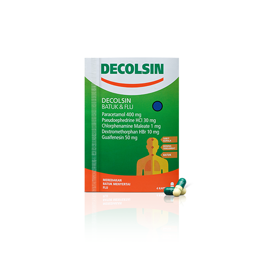 DECOLSIN 4 KAPSUL – Harga, Efek Samping, Kegunaan dan Aturan Pakai