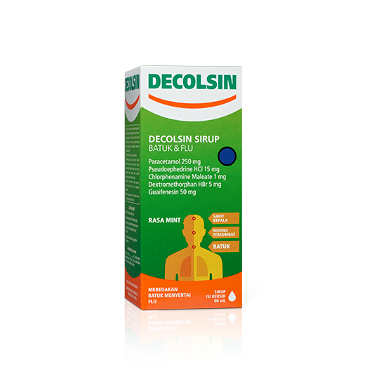 DECOLSIN SIRUP 60 ML – Harga, Efek Samping, Kegunaan dan Aturan Pakai