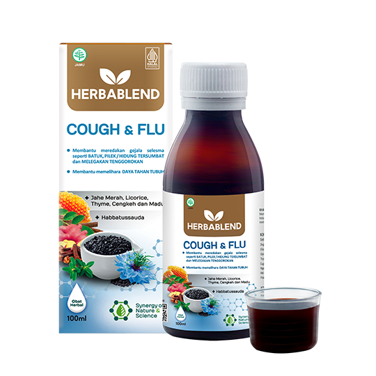 Herbablend Cough & Flu 100 ml – Harga, Efek Samping, Kegunaan dan Aturan Pakai