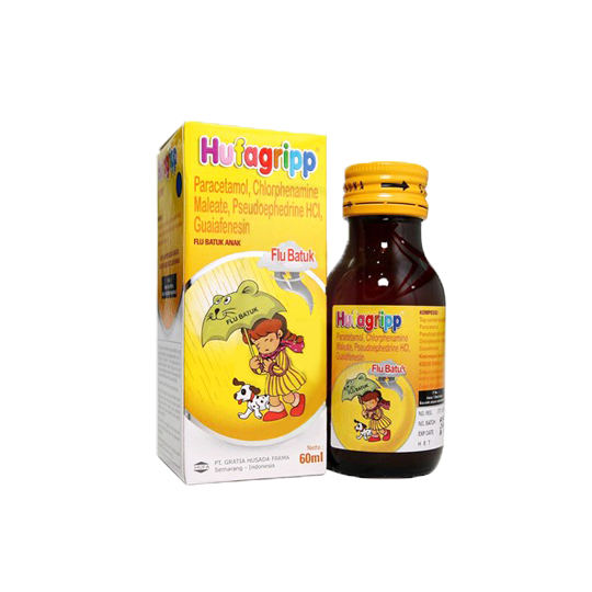 HUFAGRIP FLU & BATUK SIRUP – Harga, Efek Samping, Kegunaan dan Aturan Pakai