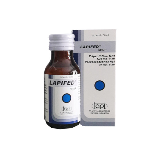 LAPIFED SIRUP 60 ML – Harga, Efek Samping, Kegunaan dan Aturan Pakai