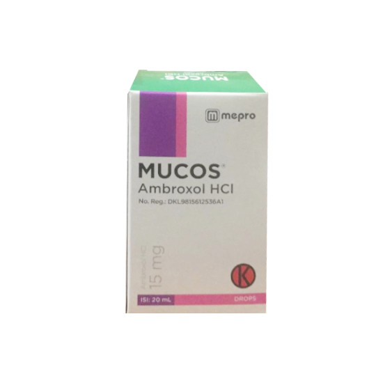 MUCOS DROPS 20 ML – Harga, Efek Samping, Kegunaan dan Aturan Pakai