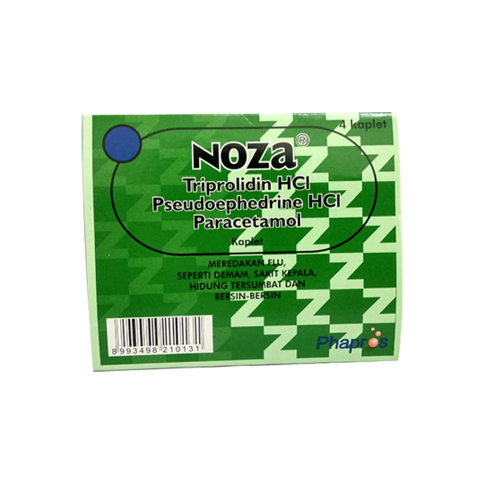 NOZA 4 KAPLET – Harga, Efek Samping, Kegunaan dan Aturan Pakai