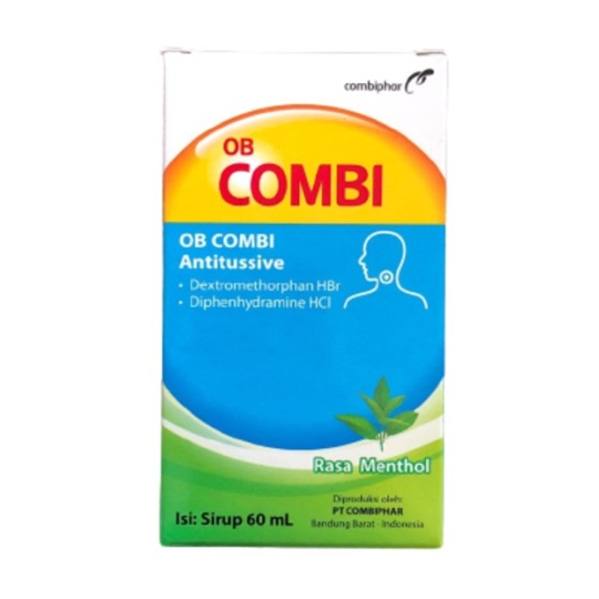 OB Combi Antitussive Rasa Menthol 60 ml – Harga, Efek Samping, Kegunaan dan Aturan Pakai