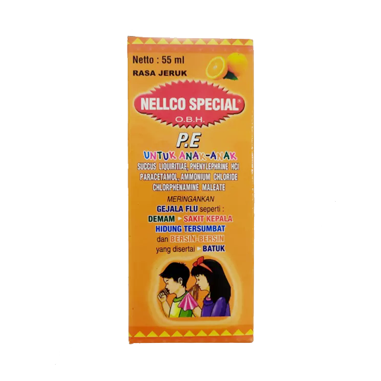 OBH Nellco Special PE Anak Jeruk 55 ml – Harga, Efek Samping, Kegunaan dan Aturan Pakai