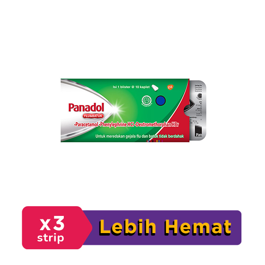 Panadol Flu & Batuk 30 Kaplet – Hemat Boro- Harga, Efek Samping, Kegunaan dan Aturan Pakai